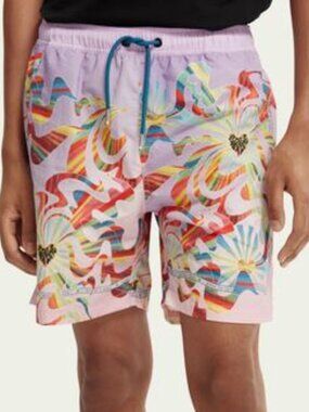 *NEW Scotch & Soda Born To Love Swim Shorts Size Large